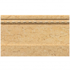 Плинтус Cosca B90(2)-LB4-1 Полистирол Оникс 2400*90*15 мм