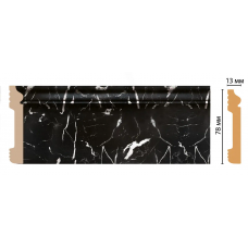 Цветной напольный плинтус Decomaster D005-78 (79*13*2400)