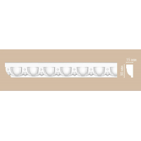 Молдинг с орнаментом Decomaster DT 8015 гибкий (30*15*2400)