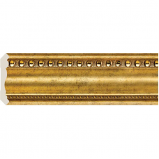 Карниз Cosca A80(1)-G327 Полистирол Античное золото 2400*80*57 мм