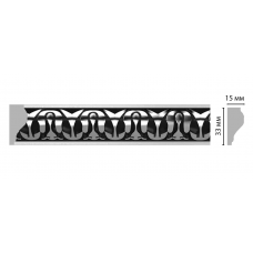 Плинтус Decomaster 101B-63 (33*15*2400мм)