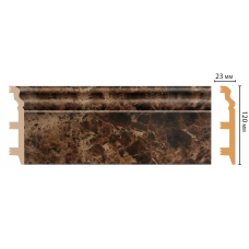 Цветной напольный плинтус Decomaster D233-713 (120*23*2400 мм)